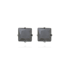 Brinco Quadrado Aço304 Inoxidável Zirconia 6mm - AUTHENTIC EVOLUTION COMERCIO ATACADISTA E VAREJISTA DE PEDRAS PRECIOSAS LTDA