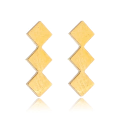 Brinco Quadrado Aço 304 Inoxidável Pequeno - comprar online