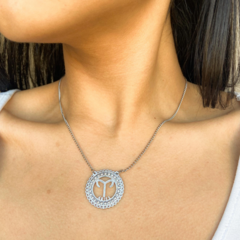 Corrente Aço Inoxidavél Zirconia Signo Aries - comprar online