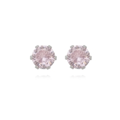 Imagem do Brinco Redondo Aço304 Inoxidável Zirconia 3mm