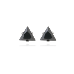 Brinco Triangulo Aço304 Inoxidável Zirconia 3mm - loja online