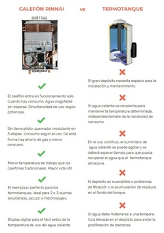 Calefón Rinnai RAR 210 DIGITAL, 21lts/min - Negro - Tiro forzado - comprar online