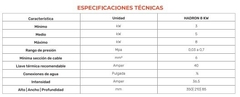 Calefón Eléctrico Euterma Hadrón 8kw - CLIMAGAS