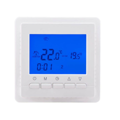 Termostato Ambiente Programable Con Botones - A Pilas - comprar online