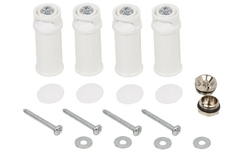 Toallero Asua 80 Blanco Curvo - comprar online