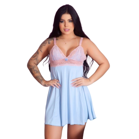 Imagem do Camisola De Amamentação Com Renda Prática Pós Parto Maternidade Vestido de Dormir Para Mães Que Amamentam Moda Maternal