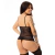 Espartilho Sedutor e Provocante Com Bojo Renda Tule Com Meia e Calcinha 3 Peças Lingerie Sexy - loja online