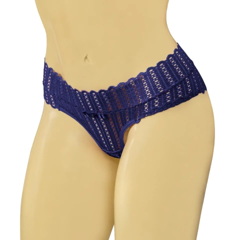 Calcinha Renda Sexy Com Forro Malha Roupa Íntima Feminina