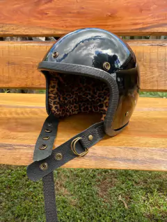 HZ preto, forro onça e borda preta. - comprar online