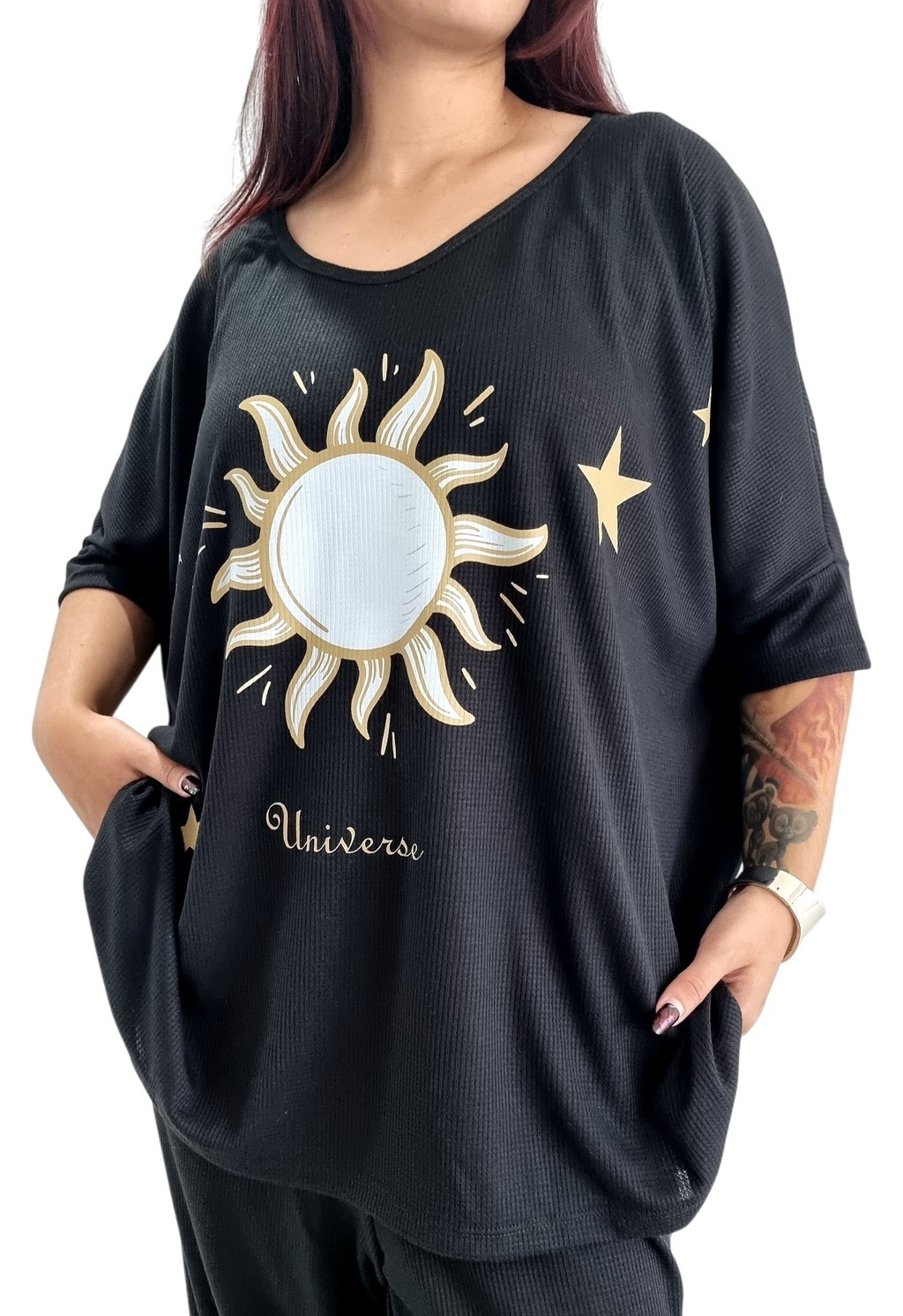 Remeron V Manga 3/4 (XL/XXL) WAFFLE