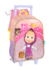 Mochila de Costas com Rodinhas Luxcel Masha e o Urso - Violeta
