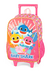 Mochila de Rodinhas Luxcel Baby Shark – Pink - comprar online