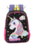 Mochila de Costa Unicórnio Colorido Up4you - Preto e Violeta - loja online