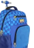 Mochila de Costas com Rodas com Giro 360° Luxcel Sonic – Azul na internet