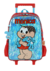 Mochila de Rodinhas Luxcel Turma da Monica – Vermelho e Azul - comprar online