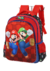 Mochila de Costas Escolar Luxcel Super Mario - Preto e Vermelho