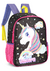 Mochila de Costa Unicórnio Colorido Up4you - Preto e Violeta - comprar online