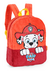 Mochila de Costas Escolar Luxcel Patrulha Canina Aveludada – Vermelho