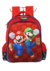 Mochila de Costas Escolar Luxcel Super Mario - Preto e Vermelho - comprar online