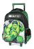 Mochila Escolar de Rodinhas Luxcel Hulk - Preto e Verde na internet
