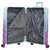 Mala de Viagem para 10kg Yins Gradiente YS21105 com 4 Rodas Giro 360º em ABS + Policarbonato - Azul com Rosa - comprar online