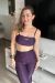 Top Clarisse Roxo Safira canelado - comprar online