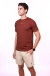 T-shirt Casual Coffee Masculino