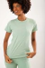 T-shirt Casual Verde Esmeralda Feminina na internet