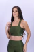 Top Lorena Verde Militar