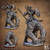 Imagem do Montaria Gorila Gigante - Orc do Desfiladeiro Perverso Cavaleiro, Balgura | Miniatura para RPG