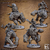 Montaria Gorila Gigante - Orc do Desfiladeiro Perverso Cavaleiro, Balgura | Miniatura para RPG - comprar online