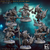 Jurakin da Maré Alta - Guerreiro, Guerreira, Povo-Peixe, Tritão, Anfíbio, Anfíbia, Povo Marinho | Miniatura 3D para RPG na internet