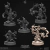Piromantes do Vulcão - Anão Mago, Feiticeiro, Fogo | Miniatura 3D para RPG de mesa - loja online