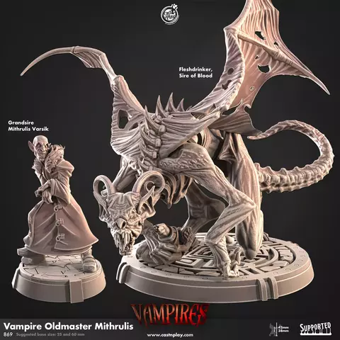 Vampiro Ancião Mithrulis, Nosferatu | Miniatura 3D para RPG de mesa - comprar online