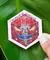 Adesivo de classe, holográfico, hexagonal 7x7cm | RPG - DND, Pathfinder e outros