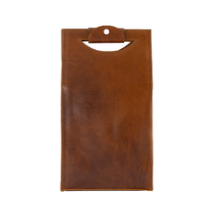 Bolsa de piel para dos botellas de vino con asa. - tienda en línea