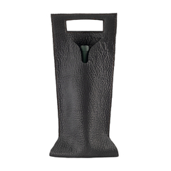 Bolsa de piel para una botella de vino