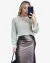 Blusa Cropped Tricot Catarina Nude - comprar online