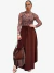 Saia Bianca Moletinho Marrom - comprar online