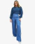 Calça Pantalona Beatriz Azul - comprar online