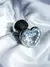 PLUG ANAL CÔNICO COM CRISTAL FORMATO CORAÇÃO SEXY IMPORT TAMANHO P