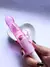 VIBRADOR EM JELLY COM ESTIMULADOR CLITORIANO SEXY IMPORT