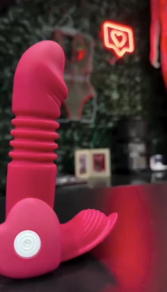 VIBRADOR HELENA PONTO G COM VAI E VEM, AQUECIMENTO E CONTROLE REMOTO – PINK na internet