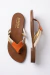 Sandália Rasteira DOLCE – Couro legítimo premium. Artesanal. Beleza que se impõe com leveza 916-ITA - loja online