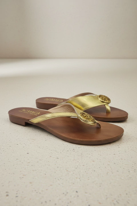 Sandália ACAIACA - Couro Legitimo, feita à mão, modelo 507. - comprar online
