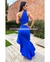 MINI DRESS OPEN WAIST RUFFLES (C4682) - Asclothes