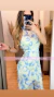 MIDI DRESS ASIMETRICO CAPULLOS RESALTADOS EN 3D
