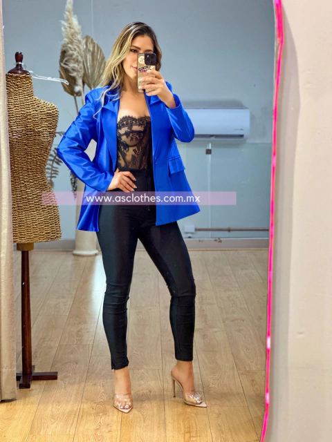 BLAZER METALICO MANGA LARGA (JK71167)