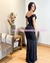 MAXI DRESS A LOS HOMBROS DRAPEADO (D94298) en internet