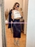 CONJUNTO DE LENTEJUELA, FALDA Y SACO (SS506623) - Asclothes